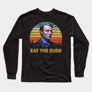 The Silence17 The Silence of the Lambs Eat The Rude Long Sleeve T-Shirt